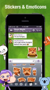 WhatsApp Messenger Alternative with stickers